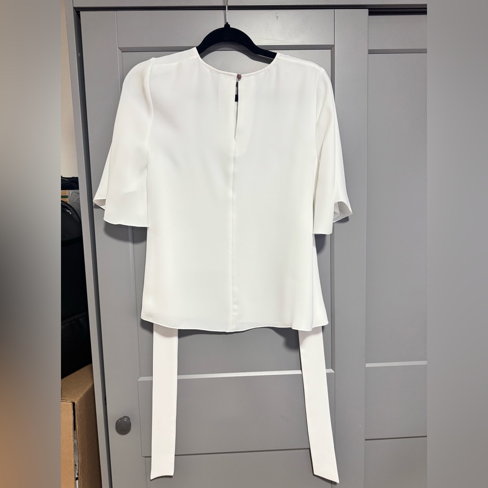 Aritzia Babaton tie front blouse Size S - Picture 6 of 8